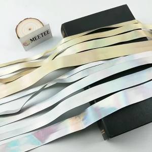 SDSgMeetee 5Meters Gold Silver Ribbon PU Leather Cord Rope Webbing 5-30mm Width DIY Handmade Hair Garment Crafts Jewelry AccessoriesHJO