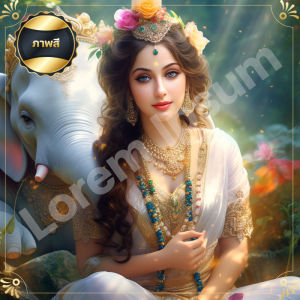 รูปภาพ รูปมงคล S01 รูปพระแม่ลักษมี พระแม่ลักษมี องค์บูชาพระแม่ลักษมี เสริมทรัพย์ เสริมความรัก การงาน ขนาด 4x6 นิ้ว