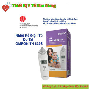 Nhiệt Kế Hồng Ngoại Đo Tai Omron TH 839S Nhật Bản