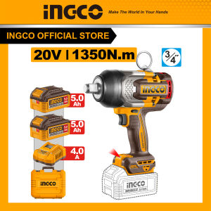 Máy siết bulong 3/4 inch INGCO CIWLI201356 lực siết 1350Nm tháo 1900Nm hàng chính hãng Model Ai
