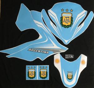 Stiker PCX 2018 decal setiker PCX 150 2018 stiker motor MOTIF ARGENTINA FOOTBALL TEAM D-Y2-016
