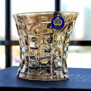 Chì-Miễn phí chịu nhiệt pha lê trong suốt bia Whisky thủy tinh Brandy Vodka  hộ gia đình men màu Tawny  cup vaso