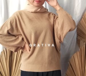 BATWING KNIT OVERSIZE/BATWING BLOUSE
