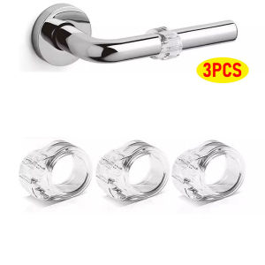 1/3/6 miếng đệm tay nắm cửa silicon chặn cửa trong suốt đệm giảm thanh chống va chạm gia dụng đệm chắn khi va chạm giảm thanh