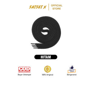 SATSET X Tali Sepatu Pipih Gepeng FLAT SHOELACE Premium 8MM