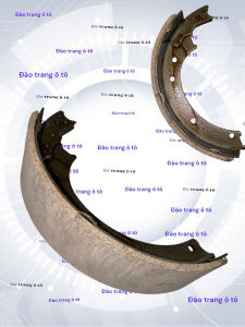 1 má phanh xịn J1022 bản 65 dài dây cung 26 mà phanh xe công nông máy trộn ba gác các loại ô tô phổ biến XL36Z