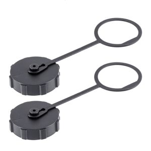 2 Pieces Tank Drain Covers with Secure Tether Quick Emptying Threaded Caps Suitable Most Sprayers