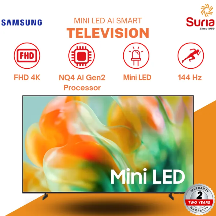 (KEDAH,PENANG,PERLIS) Samsung 55"/65"/75"/85" M80H Mini LED AI Smart Television TV (UA55M80HAK/UA65M80HAK/UA75M80HAK/UA85M80HAK) 144Hz