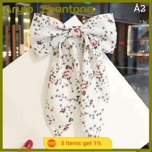 Aryio โบว์ติดผมแฟชั่นสไตล์เกาหลีโบว์ใหญ่ริบบิ้นผูกผมปิ่นปักผมรูปดอกไม้ขนาดเล็กอุปกรณ์เสริมกิ๊บติดผมรูปเป็ด