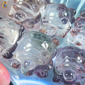 Collectors Grade Phantom Quartz Turtle Display