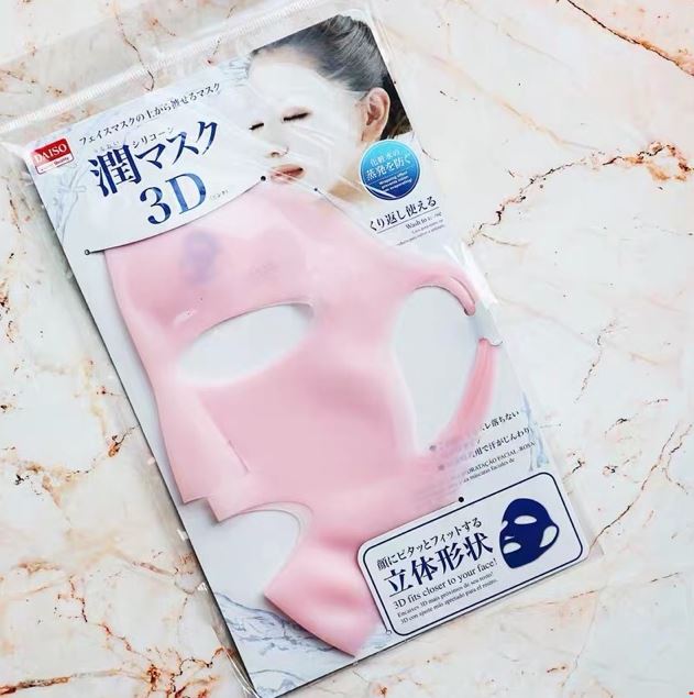Daiso Japan 2-Way Silicon Reusable Mask Cover for Face Mask