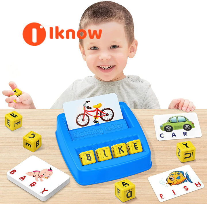 I know Educational Toys for kids Gift, Matching Letter Game