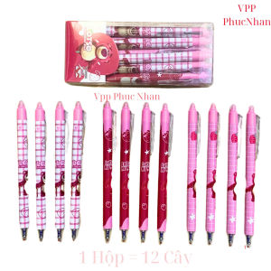 Bút Gel Bấm Tẩy Xóa Được  (Mực Xanh Tím) Đủ Mẫu VS9990-Xanh 0.5mm