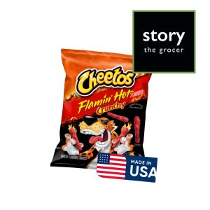 Cheetos Flamin’ Hot Crunchy Cheese Snack 8oz from USA - XJ