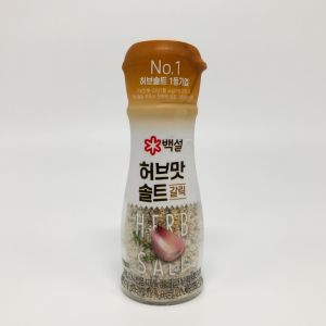 CJ HERB SALT Spicy Garlic Mild เกลือเกาหลี เกลือปรุงรสผสม เกลือสำหรับสเต็กเกาหลี CJ 솔트