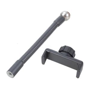 Multiple Angle Video Recording Clamp Flexible Arm Featuring Metal Hose 1/4inch Female Thread Connection For Photography
