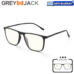 Grey Jack Kacamata Komputer Antiradiasi Blueray photocromic TR+Metal Anti UV Bisa Minus 72051