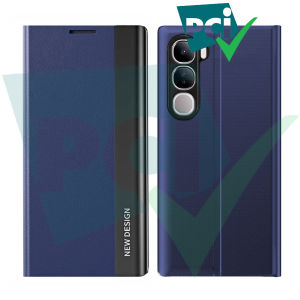 Electro Case Vivo V40 Lite Smart Windows Flip Case Casing HP Premium Super Full 360 Degree Mewah Flip Cover Auto Lock Case Kesing Kulit COD Bayar Di Tempat