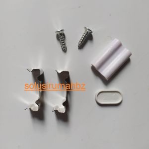 KLEM LED STRIP BESI 2 + 2 SEKRUP + 2 KONEKTOR UNTUK KAP LED STRIP TANAM SET PACKING