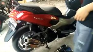 Knalpot Racing Megaphone Akrapovic NMX PCX Aerox LAXY Vario