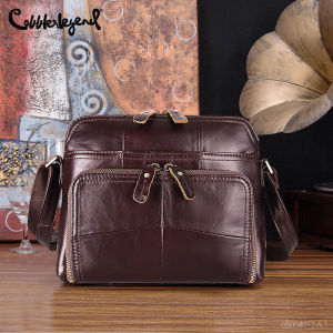 Cobbler Legend Multi Pockets Genuine Leather Crossbody Women Shoulder Bag Card Holder Handbags