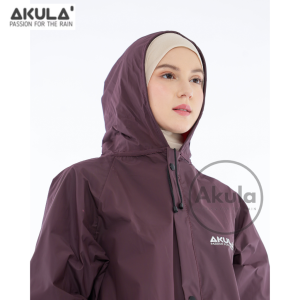 Jas Hujan Pria Wanita Dewasa Setelan Baju Celana TerbaikTebel Elastis Anti Rembes by Akula