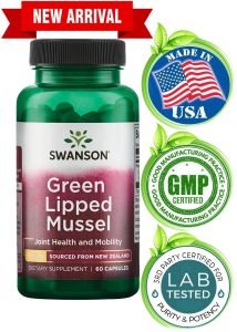 ✅ Real Green Lipped Mussel Superfood Freeze Dried for Joint + Digestive + Cellular Health Immunity Energy Levels Metabolism + Healthy Fat Burner Detox Skin Care Neuroregeneration by Swanson Made in USA