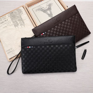 Tas Tangan Clutch Pria Dompet Jinjing Pria Wanita Dompet Serbaguna Dompet HP Bahan Kulit PU Model Terbaru 2022