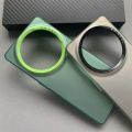 แม่พิมพ์กลมสำหรับ Vivo Y300 Pro Y300Pro ฝาครอบด้านหลังเคสแข็ง VivoY300Pro 5G 2024 Matte IMD เคสมือถือหลากสีสันป้องกันการกระแทก. 