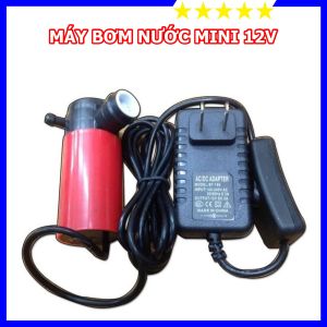 Máy Bơm Nước Mini 12V - Sử Dụng Tưới Nước Cho Máy Khoan Rút Lõi Máy Cắt Rãnh Tường Bể Cá Cảnh...