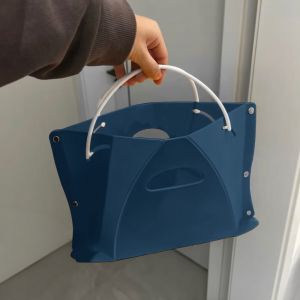 NALANILI Nhẹ Ghế gấp di động Nhựa có dây đeo Ghế để đồ ngoài trời Thực tế Đa chức năng Ghế đẩu di động Cắm trại Câu cá Bãi biển