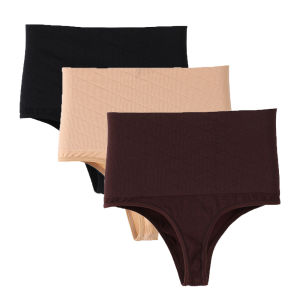 MORNA 3Pcs/Set Womens Panties Seamless High Rise Underwear Ladies Breathable Panties Female Lingerie M-2XL