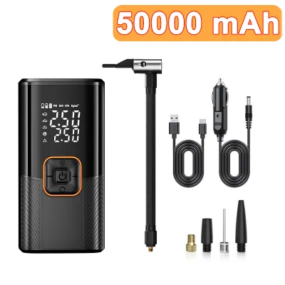 Bosch Pompa Angin Mobil 50000mAh Multifungsi dengan Layar Digital AI Stop Otomatis Isi Cepat 3 Menit Powerbank Aksesoris Gratis Garansi 5 Tahun.