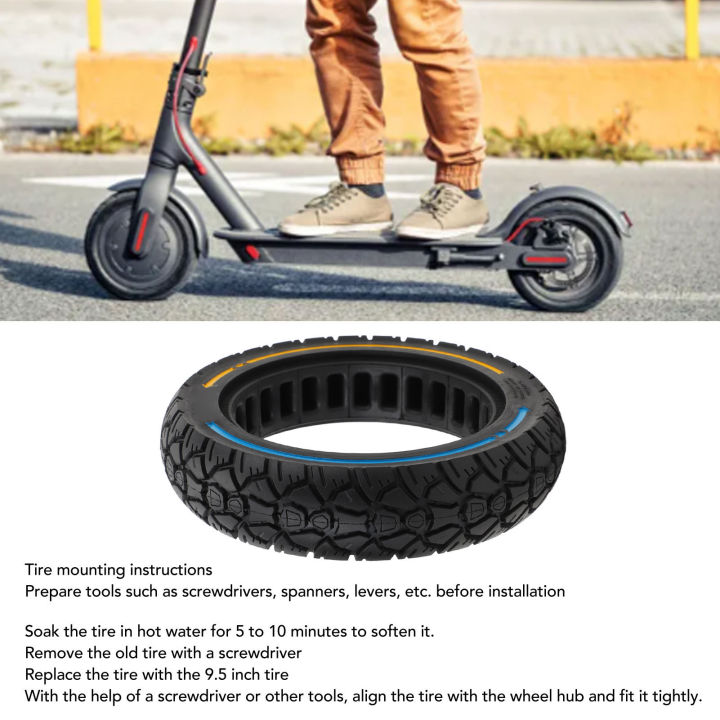 9.5" Electric Scooter Solid Tire, 9.5x2.50-6.1