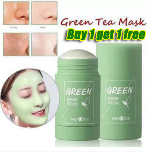 Green Tea Mask Stick Blackhead Removal Buang Delicate Pore Mask Clear