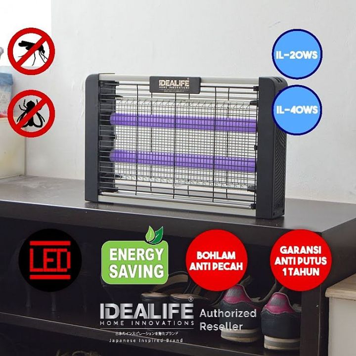 Hama Insect Idealife Insect Killer Lampu Nyamuk Pembasmi Hama Serangga Pest Control ...