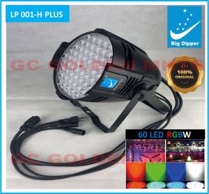 Big Dipper LP001-H PLUS Par 60 LED 3W RGBW with 4 dmx cable wires Led par light (ALL ORIGINAL)