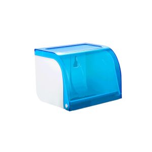 YIYU STUDIO Waterproof Toilet Paper Holder Self Adhesive Strong Bearing Capacity Toilet Roll Paper Dispenser High-quality Widen Paper Outlet Bathroom Tissue Box Home Use