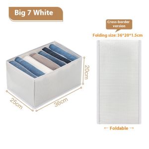 KS ตู้ลิ้นชักแบบพับได้ออแกไนเซอร์สำหรับกางเกงและที่เก็บเสื้อผ้า