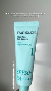 Kem Chống Nắng NUMBUZIN No.1 làm dịu làn da bị kích ứng tạo lớp màng chắn giữ ẩm cho da 50ml