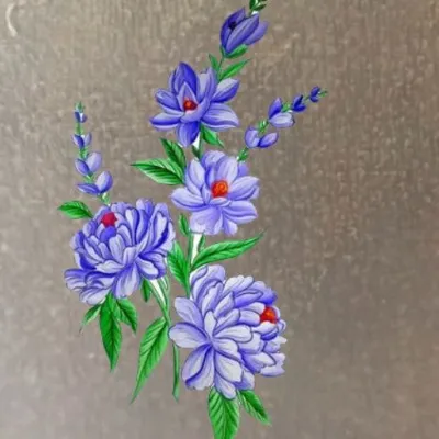 Logo Stiker FLOWER ủi áo tại nhà-IN THEO YÊU CẦU INBOX SHOP- công nghệ in pet chuyển nhiệt- ủi trực tiếp lên áo rất đẹp-MAJESTIC.CLO-LUCK