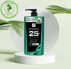 [PHIÊN BẢN KỶ NIỆM 25 NĂM] Dầu gội Romano hương nước hoa 815g tăng 25% dung tích