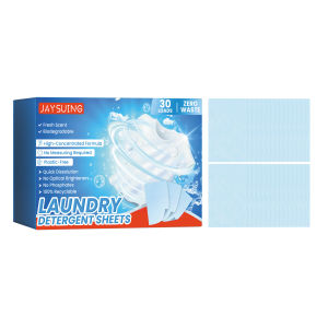 Jaysuing Laundry Tablets Cleaning Childrens Clothing Laundry Soap Concentrated Washing Powder Detergent Washing Machines Concentrated Laundry Tablets Decontamination Laundry Detergent Soap Paper Washing Machine Strong Clothes Cleaning Sheet