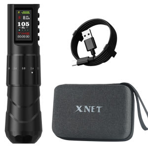 XNET FIST Wireless Tattoo Machine 2.0-4.2mm Adjustable Strokes 1600mAh Battery Tattoo Pen For Tattoo
