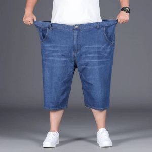 plus size Denim Jenes short pants  Non statutable  kain Tabal ready stock plus (size 40--48)