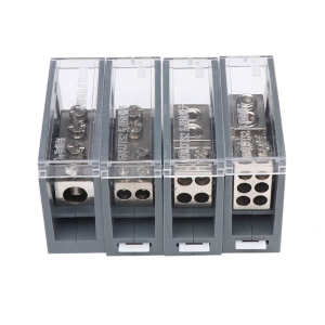 Multi-purpose Din Rail Terminal Block 1 in Multiple out Universal Power Junction Box Wire Connector for Circuit Breaker