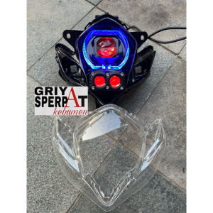 Lampu depan Satria Fu Barong biled billed MATRIX Dobel laser