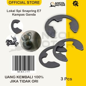 Lokal Spi Snapring E7 Klip Pengunci Kampas Ganda ADV 150 2019 Supra x 125 Motor Honda