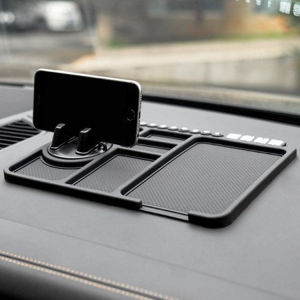 Shelf Holder Physical Anti-slip Texture Organizer Affects Cell Phone Signal Navigation Cleaning
