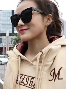 AE Womens fleece-lined thickened sportswear for autumn and winter 2026 New large size casual three-piece winter fashion sweatshirt set